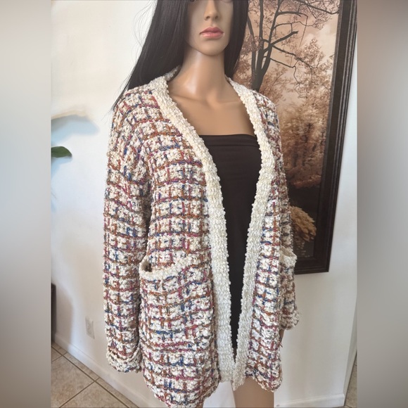 Multicolor Textured Blazer - Picture 2 of 9